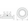 Каталог полотенцесушителей Отражатель Сунержа TUBE (d 3/4") (Золотой шёлк)
