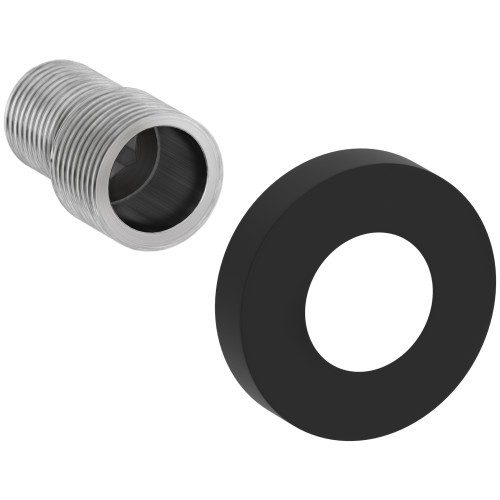 Каталог полотенцесушителей Отражатель Сунержа TUBE d 50 с эксцентриком (G 1/2" НР х G 3/4" НР) (Матовый чёрный)