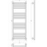 Каталог полотенцесушителей Сунержа Модус PRO 1200х400 (Матовый белый)
