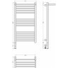 Каталог полотенцесушителей Сунержа Богема 3.1 с полкой 800х400 МЭМ левый (Состаренная латунь)