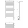 Каталог полотенцесушителей Сунержа Богема 3.1 с полкой 800х400 МЭМ правый (Золотой шёлк)