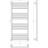 Каталог полотенцесушителей Сунержа Модус PRO 1200х500 (Тёмный титан муар)