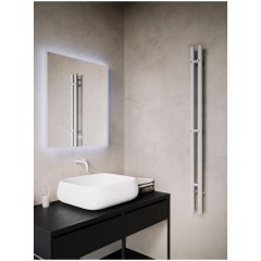 Стойка электрический ДУО (DUO) круг 1200 КС 9003 белый матовый TERMINUS