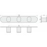 Каталог полотенцесушителей Вешалка Сунержа ROUND L 290 (Золотой шёлк)