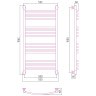 Каталог полотенцесушителей Сунержа Богема+ выгнутая 1000х500 (Матовый чёрный)