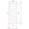 Каталог полотенцесушителей Сунержа Сирокко 1200х400 (Матовый белый)