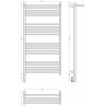 Каталог полотенцесушителей Сунержа Богема 3.1 с полкой 1200х600 МЭМ левый (Матовый чёрный)