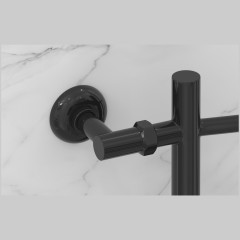 Уголок переходной Стилье (G 3/4" НР х G 1/2" НР) (Чёрный)