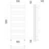 Каталог полотенцесушителей Полотенцесушитель водяной TERMINUS Соренто П18 500х1200
